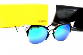 Солнцезащитные очки FENDI 0041 черный-сине-зеленый