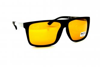 мужские поляризационные очки Matis 2104 c2 матовый темно желтый