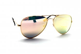 подростковые солнцезащитные очки Roberto Marco 010 золото розовый
