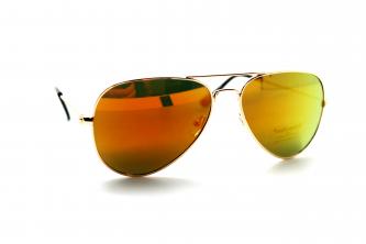 подростковые солнцезащитные очки Roberto Marco 010 золото оранжевый