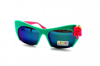 подростковые солнцезащитные очки gimai 8010 зеленый розовый