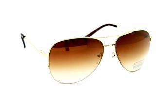 солнцезащитные очки Kaidai 15006 золото коричневый