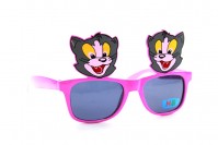 детские солнцезащитные очки 2210 кот розовый