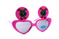 детские солнцезащитные очки 2213 жук розовый