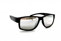 детские солнцезащитные очки Kaidi 71 черный матовый зеркальный