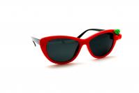 детские солнцезащитные очки ВИШНИ красный черный