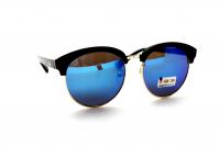 подростковые солнцезащитные очки bigbaby 7003 черный зеркально синий
