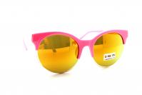 подростковые солнцезащитные очки bigbaby 7006 розовый зеркальный