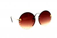 солнцезащитные очки 2021- Gucci 9041 коричневый