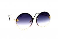 солнцезащитные очки 2021- Gucci 9041 золото серый