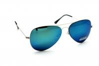 солнцезащитные очки KAIDAI - 3029 метал голубой