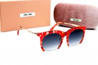 солнцезащитные очки MIU MIU 57 оранжевый
