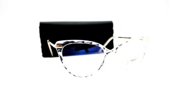 Компьютерные очки c футляром -  CLAZIANO 9013 прозрачный белый