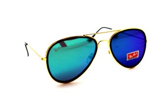 распродажа солнцезащитные очки R 3026-1 золото сине-зеленый