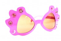 необычные очки розовые лапки